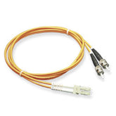 ICC ICFOJ3M701 50/125µm Multimode Duplex LC-ST Fiber Optic Jumper